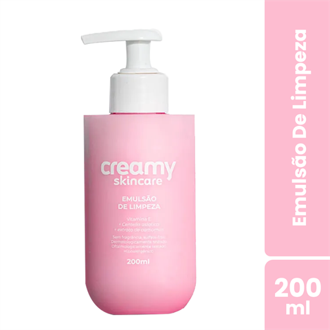 Emulsão De Limpeza Creamy Com 200ml