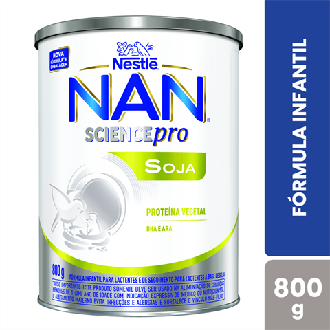 Fórmula Infantil Nan Science Pro Soja Com 800g