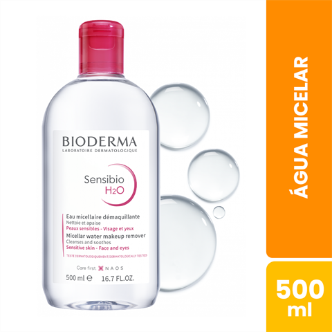 Água Micelar Demaquilante Bioderma Sensibio H2O Com 500ml
