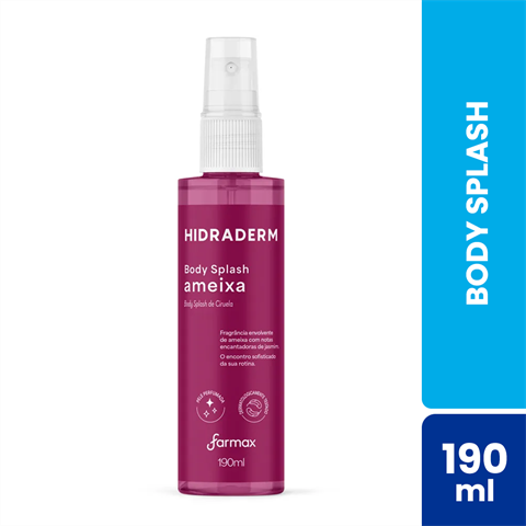 Body Splash Hidraderm Ameixa Com 190ml