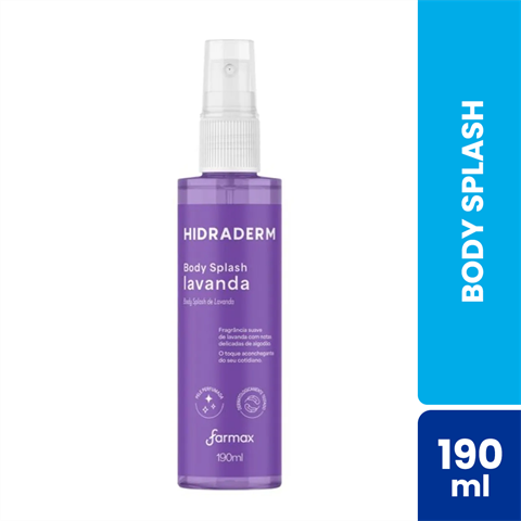 Body Splash Hidraderm Lavanda Com 190ml