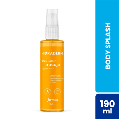 Body Splash Hidraderm Maracujá Com 190ml