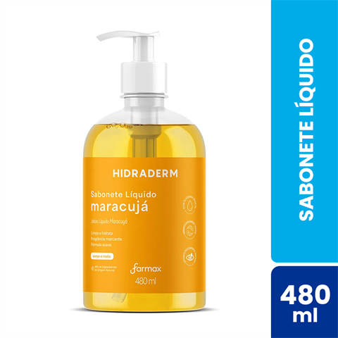 Sabonete Líquido Hidraderm Maracuja Com 480ml
