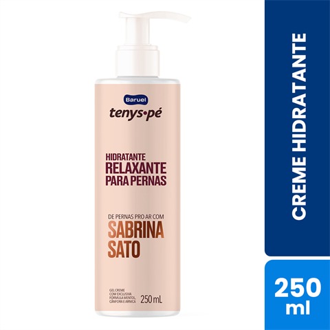 Creme Hidratante Tenys Pé Baruel Pernas Sabrina Sato Com 250ml