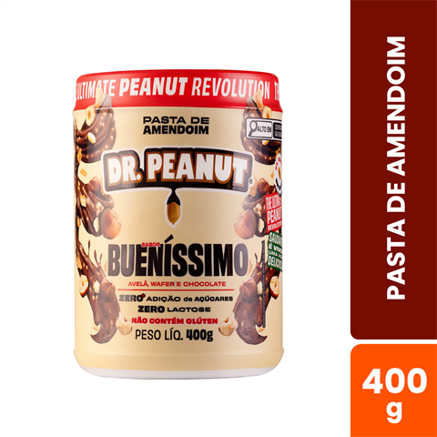 Pasta De Amendoim Dr. Peanut Sabor Buenissimo Com 400g