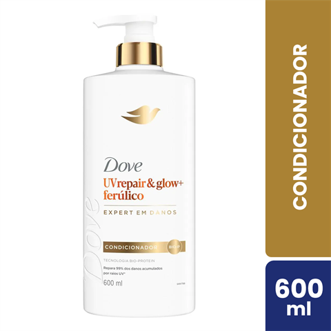 Condicionador Dove UV Repair & Glow+Ferúlico Com 600ml