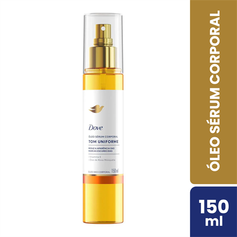 Óleo Sérum Corporal Dove Tom Uniforme Com 150ml
