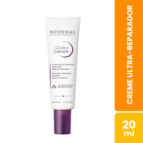 Creme Ultra-Reparador Bioderma Cicabio Crème+ Com 20ml