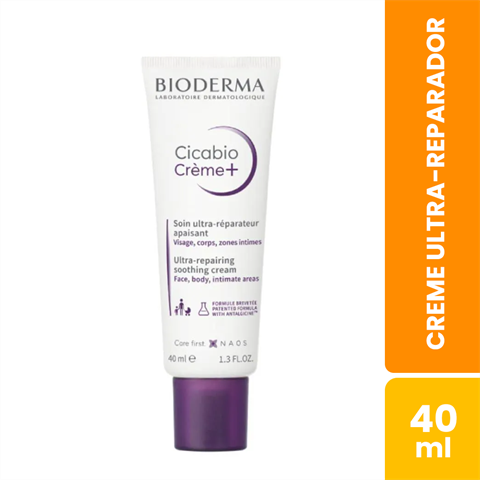Creme Ultra-Reparador Bioderma Cicabio Crème+ Com 40ml