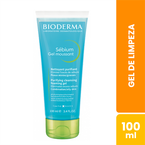 Gel De Limpeza Bioderma Sébium Gel Moussant Com 100ml