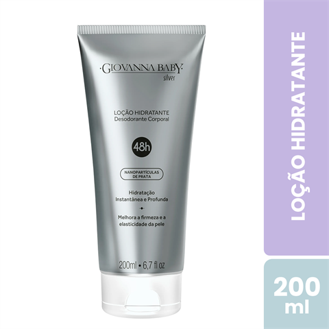 Loção Hidratante Giovanna Baby Silver Com 200ml