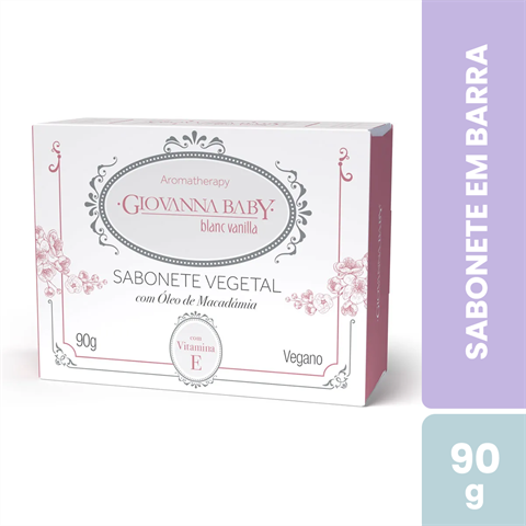 Sabonete Em Barra Giovanna Baby Blanc Vanilla Com 90g