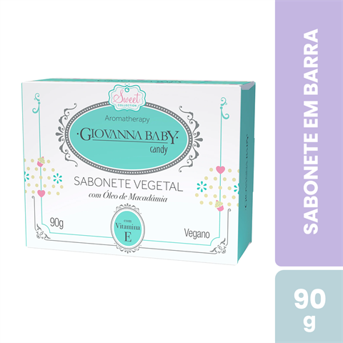 Sabonete Em Barra Giovanna Baby Sweet Collection Candy Com 90g