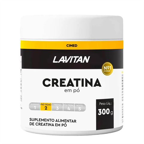 Suplemento Alimentar Lavitan Creatina Em Pó Com 300g