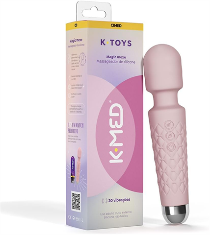 Massageador De Silicone K-Toys Magic Mexe