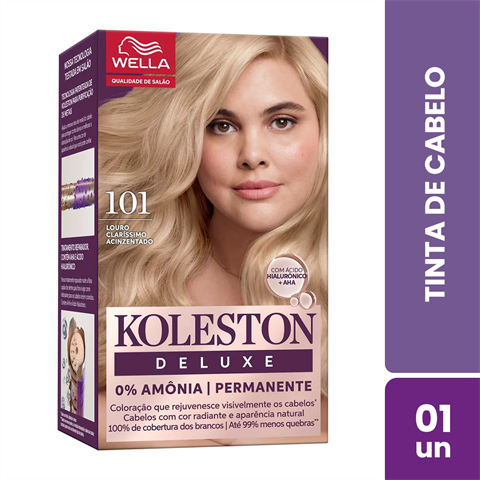 Coloração Koleston 10.1 Louro Claríssimo Acinzentado