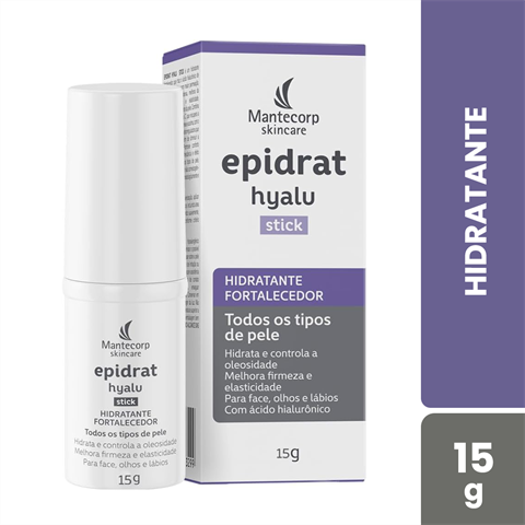 Hidratante Mantecorp Skincare Epidrat Hyalu Stick Com 15g