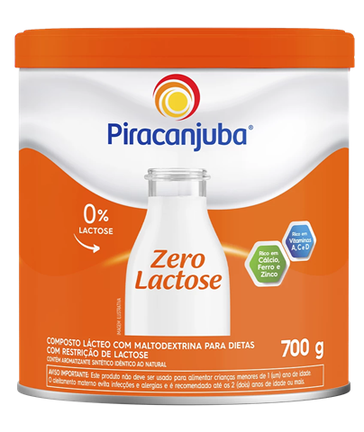 Composto Lácteo Piracanjuba Zero Lactose Com 700g