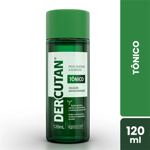 Tônico Dercutan Solução Antioleosidade Com 120ml