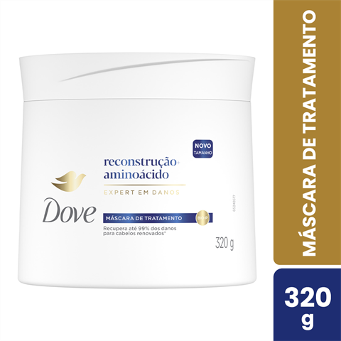 Máscara De Tratamento Dove Reconstrução+Aminoácido Com 320g