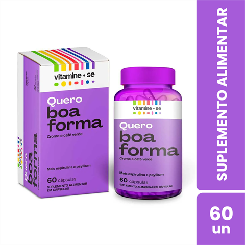 Suplemento Alimentar Vitamine-Se Boa Forma Com 60 Cápsulas
