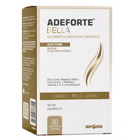 Adeforte Bella Suplemento Alimentar C/30 Comprimidos Gross