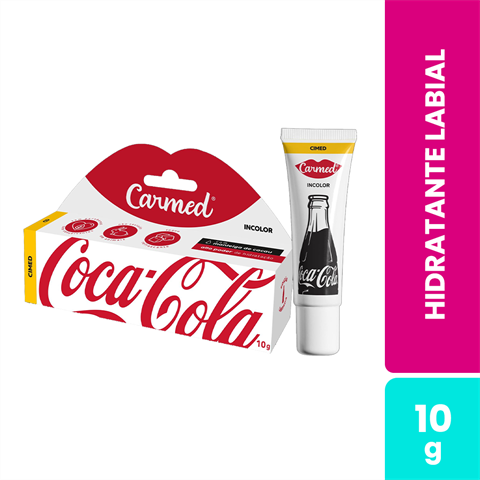 Hidratante Labial Carmed Coca-Cola Incolor Com 10g