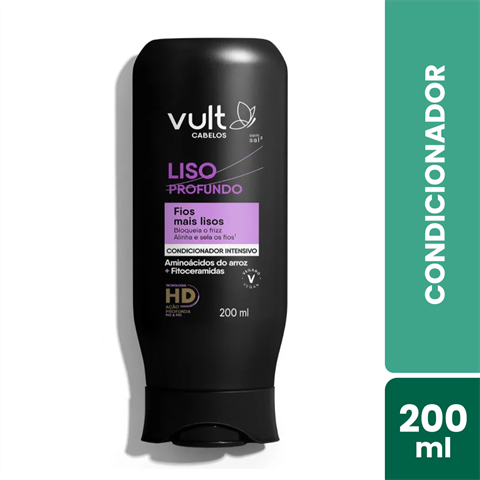 Condicionador Vult Lisos Profundo Com 200ml