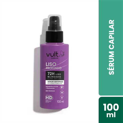 Sérum Capilar Vult Liso Profundo Antifrizz Com 100ml