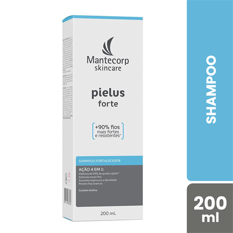 Shampoo Mantecorp Skincare Pielus Forte Com 200ml