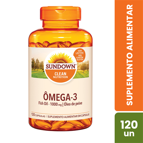 Suplemento Alimentar Sundown Ômega 3 1000mg Com 120 Cápsulas