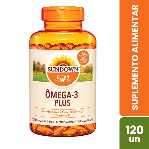 Suplemento Alimentar Sundown Omega 3 Plus Com 120 Cápsulas