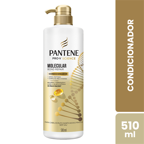 Condicionador Pantene Pro-V Science Molecular Bond Repair Com 510ml
