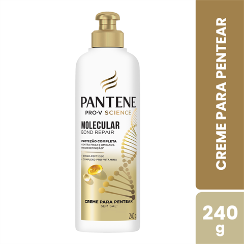 Creme Para Pentear Pantene Pro-V Science Molecular Bond Repair Com 240g