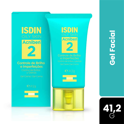 Gel Facial Isdin Oily Skin Acniben 2 Com 41,2g