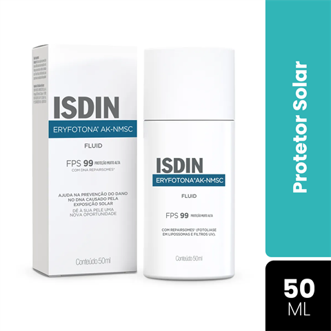 Protetor Solar Isdin Eryfotona AK-NMSC Fluid FPS99 Com 50ml