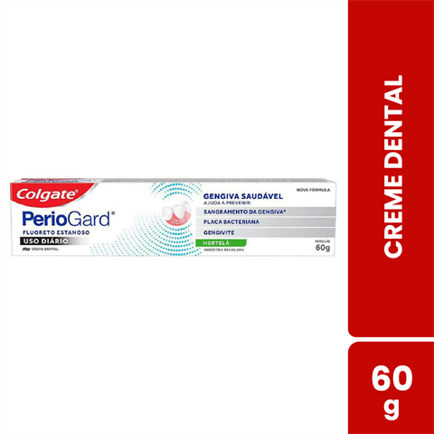 Creme Dental Colgate PerioGard Gengiva Saudável Sabor Hortelã Com 60g