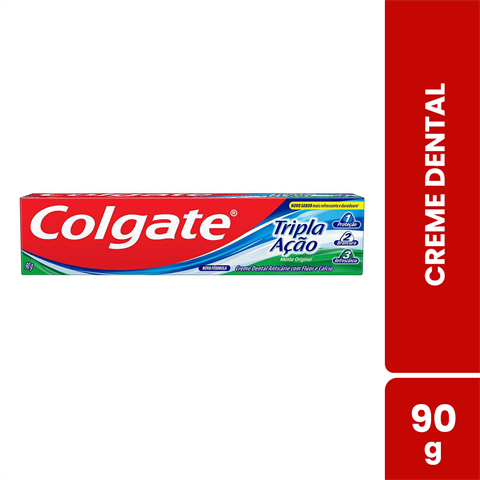 Creme Dental Colgate Tripla Ação Menta Original Com 90g