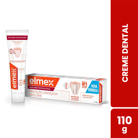 Creme Dental Elmex Anticárie Professional Com 110g