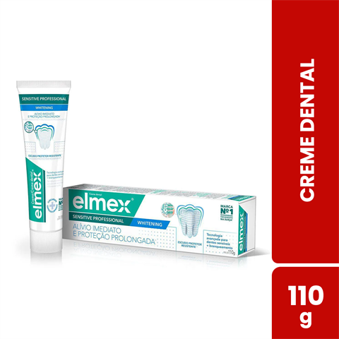 Creme Dental Elmex Sensitive Professional Whitening Com 110g