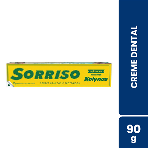Creme Dental Sorriso Kolynos Com 90g