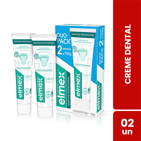 Pack Creme Dental Elmex Sensitive Professional Com 2 Unidades De 110g