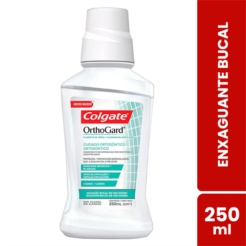 Enxaguante Bucal Colgate OrthoGard Sem Álcool Com 250ml