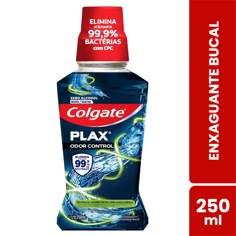 Enxaguante Bucal Colgate Plax Odor Control Com 250ml