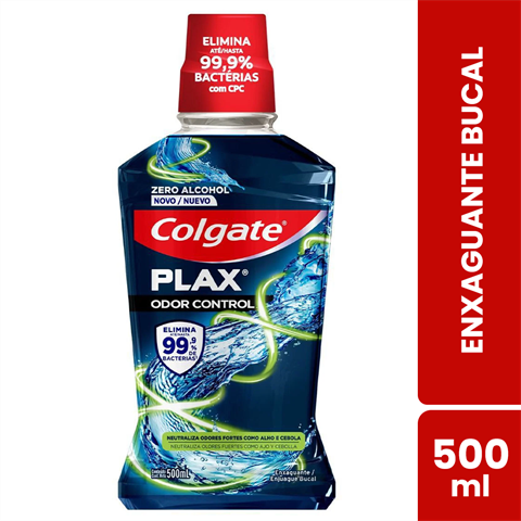 Enxaguante Bucal Colgate Plax Odor Control Com 500ml