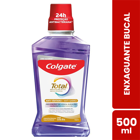 Enxaguante Bucal Colgate Total Prevenção Ativa Antitártaro Com 250ml