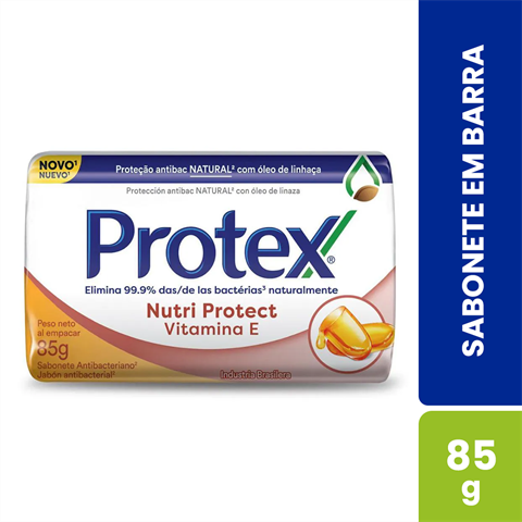 Sabonete Em Barra Protex Nutri Protect Vitamina E Com 85g