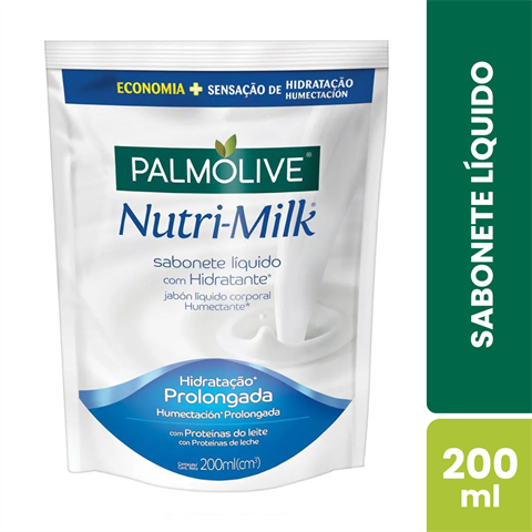 Sabonete Líquido Palmolive Nutri-Milk Refil Com 200ml