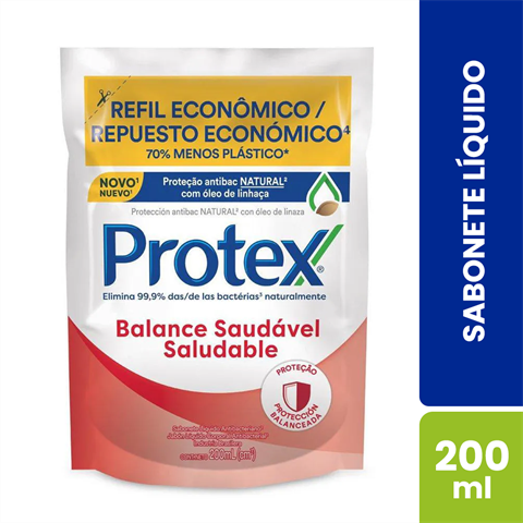 Sabonete Líquido Protex Balance Saudável Refil Com 200ml