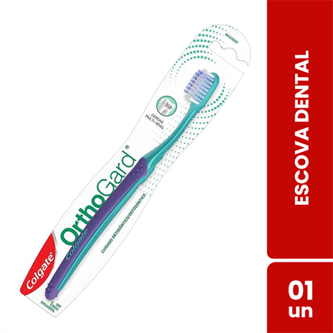 Escova Dental Colgate OrthoGard Ultra Compacta Macia